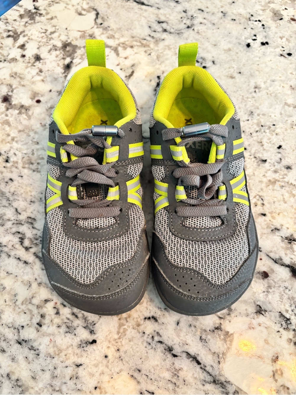 Kids xero shoes prio youth barefoot grounding size 13 gray green